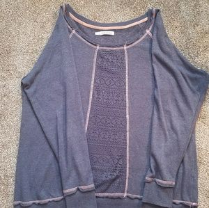 MAURICES  sweatshirt with lace detail!